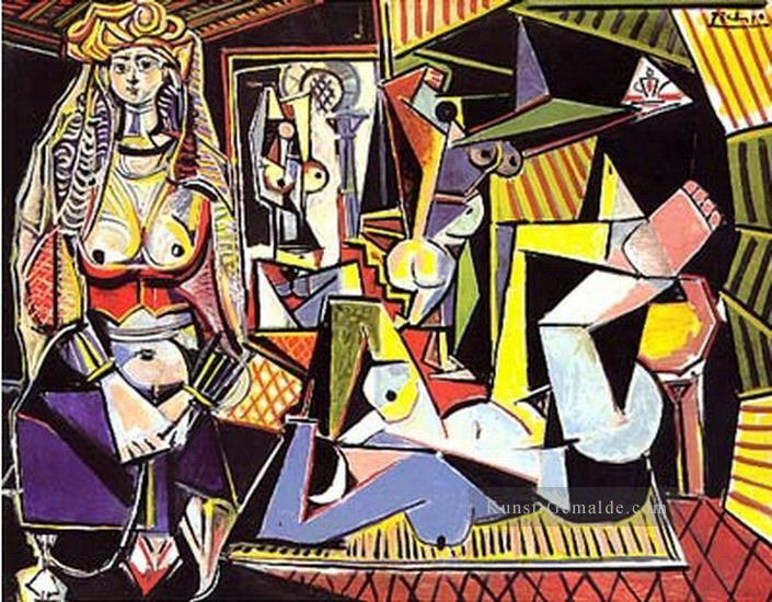 Die Frauen von Algier nach Delacroix femmes d Alger kubist Pablo Picasso Ölgemälde
